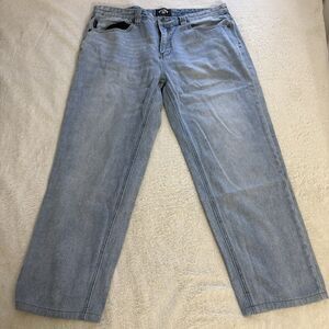 VTG Billabong Blue Baggy Skater Y2K Fifty Straight 36x26 Jeans